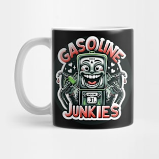 HotRod - Vintage Retro : Weirdly Smiling Gasoline Guru Mug